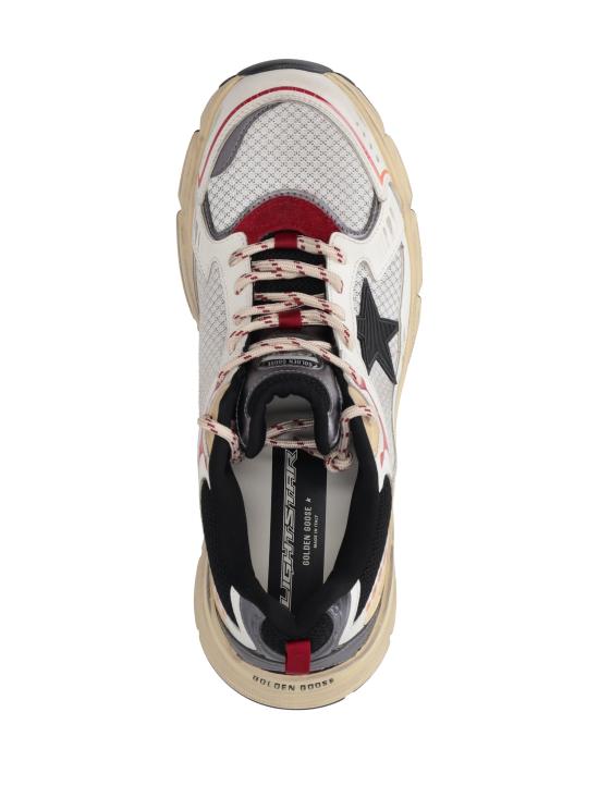 26FW 골든구스 스니커즈 GMF00724F008465 12485 WHITE DARK GREY YELLOW RED - GOLDEN GOOSE