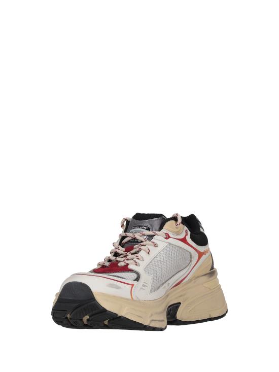 26FW 골든구스 스니커즈 GMF00724F008465 12485 WHITE DARK GREY YELLOW RED - GOLDEN GOOSE