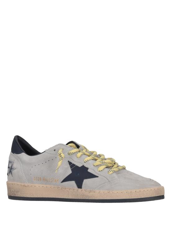 26FW 골든구스 볼 스타 스웨이드 스니커즈 GMF00117F008727 60604 GREY BLUE - GOLDEN GOOSE