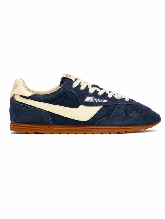 26FW 오트리 WINDSPIN 윈드스핀 스니커즈 WSLWUB 28 SUEDE LEAT BLUET RUT