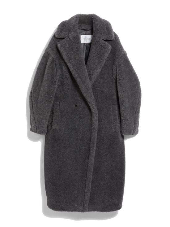 26FW 막스마라 카디악 테티 롱 코트 2621016192600TEDDY1 001 GRIGIO MEDIO