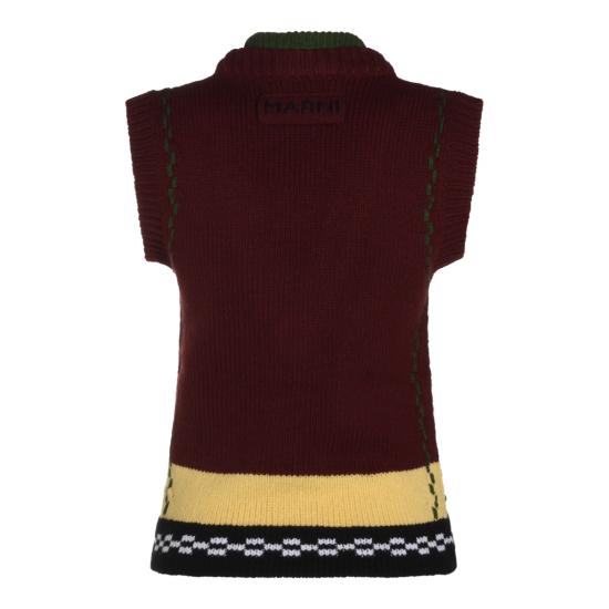 26FW 마르니 니트웨어 GCMD0673Q0UFH100INR92 Burgundy - MARNI