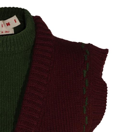 26FW 마르니 니트웨어 GCMD0673Q0UFH100INR92 Burgundy - MARNI