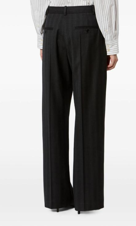 26FW 이자벨마랑 노안다 버진 울 팬츠 PA0643FDB1F01I 02DA DARK ANTHRACITE - ISABEL MARANT