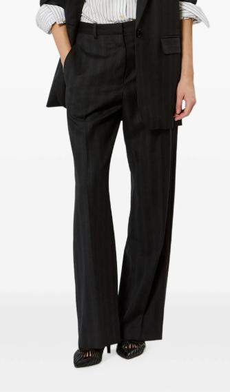 26FW 이자벨마랑 노안다 버진 울 팬츠 PA0643FDB1F01I 02DA DARK ANTHRACITE - ISABEL MARANT