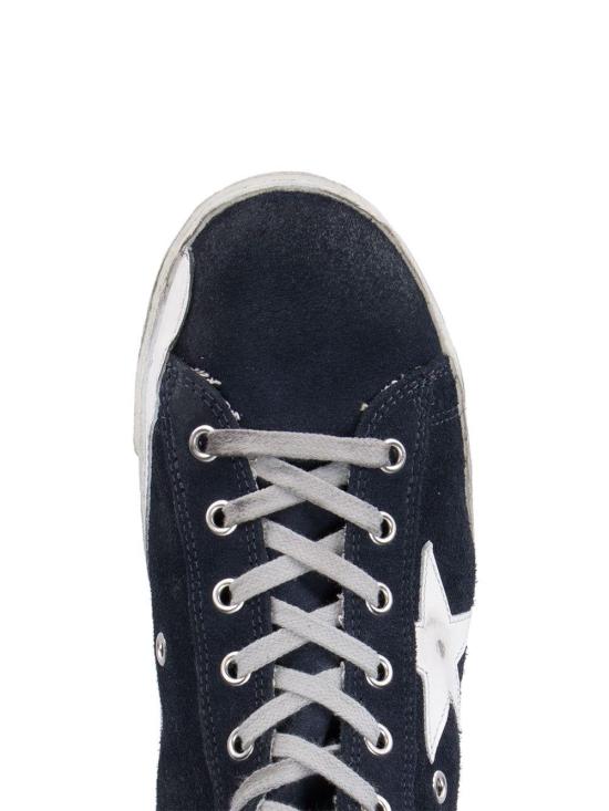 26FW 골든구스 스웨이드 프랜시 스니커즈 GWF00113F000322 50517 NIGHT BLUE WHITE - GOLDEN GOOSE
