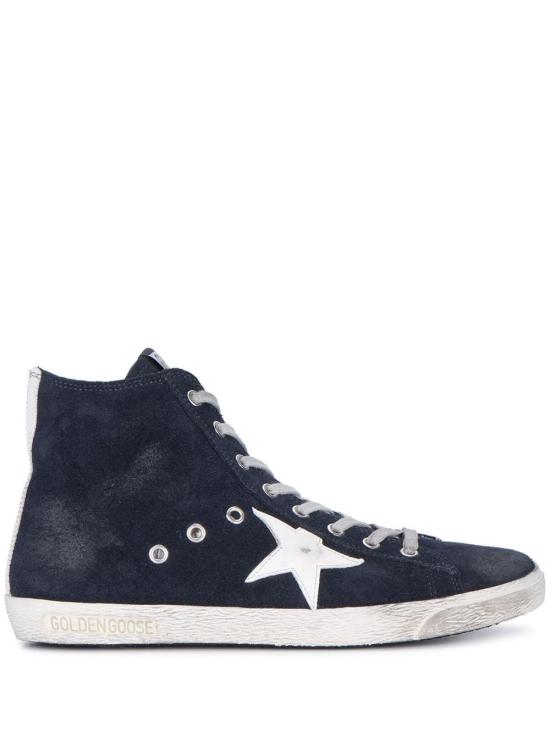 26FW 골든구스 스웨이드 프랜시 스니커즈 GWF00113F000322 50517 NIGHT BLUE WHITE