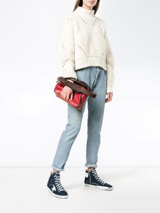 26FW 골든구스 스웨이드 프랜시 스니커즈 GWF00113F000322 50517 NIGHT BLUE WHITE - GOLDEN GOOSE
