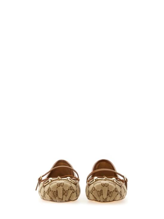  구찌 홀스빗 발레 플랫 814321 FAD6C9745 Brown - GUCCI