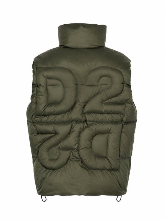 26FW 디스퀘어드2 패딩 조끼 S74FB0351S54981 727 MILITARY GREEN - DSQUARED2