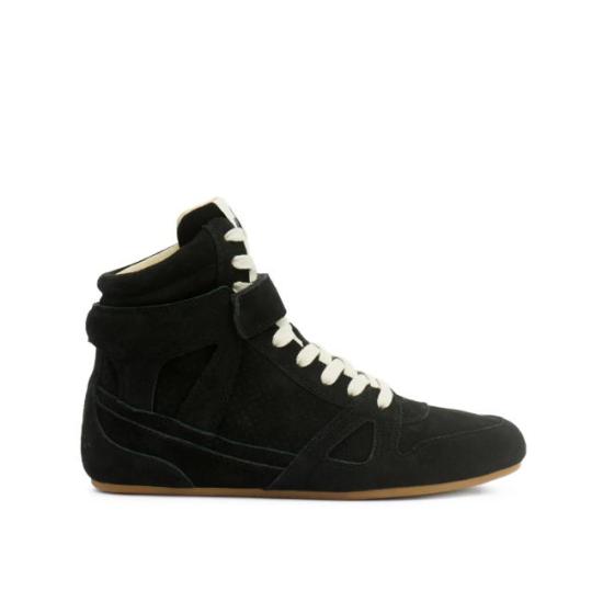 26FW 이자벨마랑 세니 하이 스웨이드 레더 스니커즈 BK0092FAD1E01S 01BK BLACK
