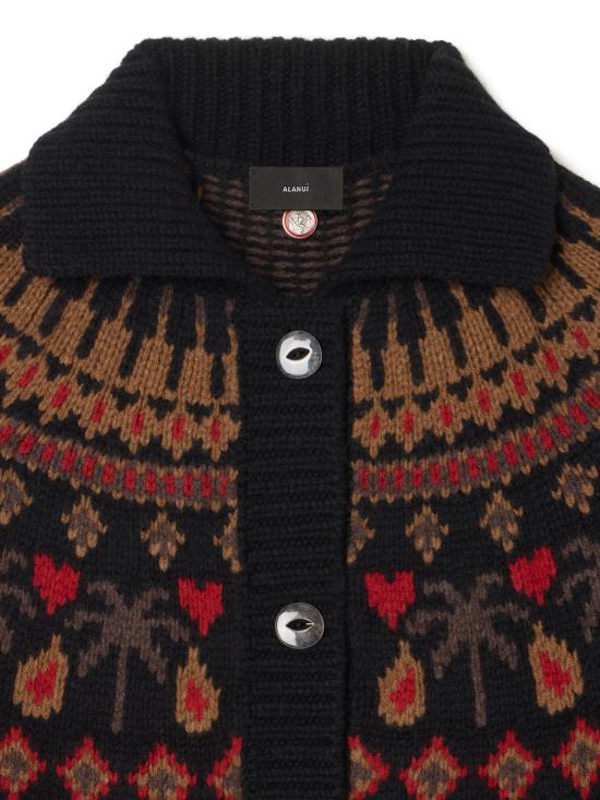26FW 알라누이 의류 LWHQ01DE26KNI001 1060 BLACK MULTICOLOR - ALANUI