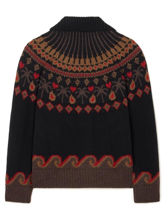 26FW 알라누이 의류 LWHQ01DE26KNI001 1060 BLACK MULTICOLOR - ALANUI