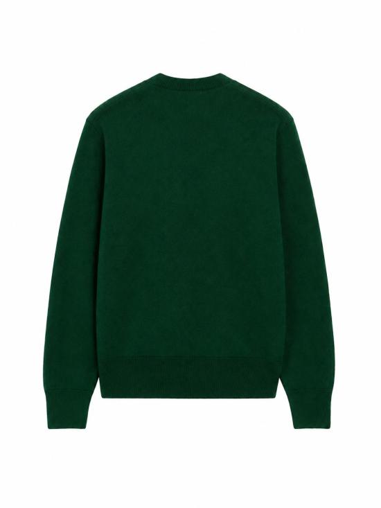 26FW 아미 ADC 크루넥 스웨터 HKS826001 A258 VERT BOUTEILLE NOIR - AMI
