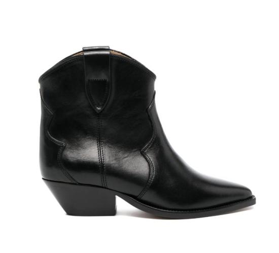 26FW 이자벨마랑 드위나 카프스킨 레더 카우보이 부츠 BO0002FAA3A03S 01BK BLACK