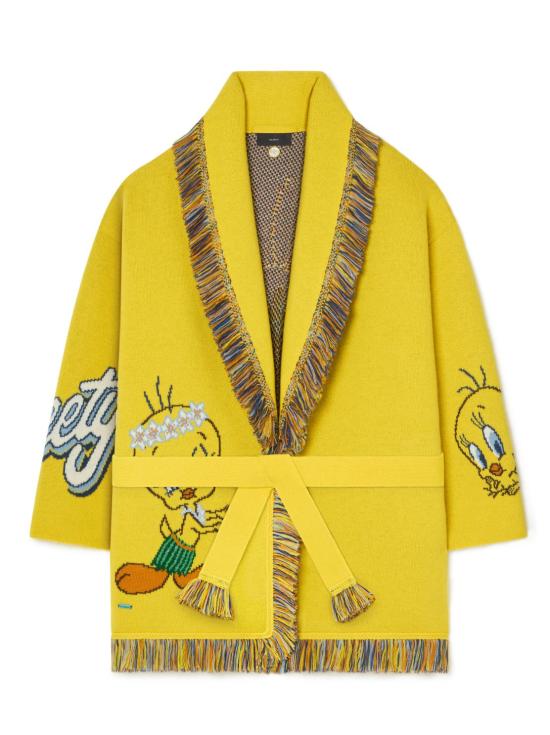 26FW 알라누이 스웨터 LWHB064E26KNI022 1840 YELLOW MULTICOLOR - ALANUI