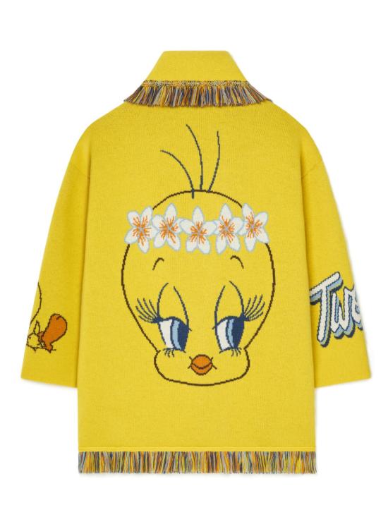 26FW 알라누이 스웨터 LWHB064E26KNI022 1840 YELLOW MULTICOLOR - ALANUI