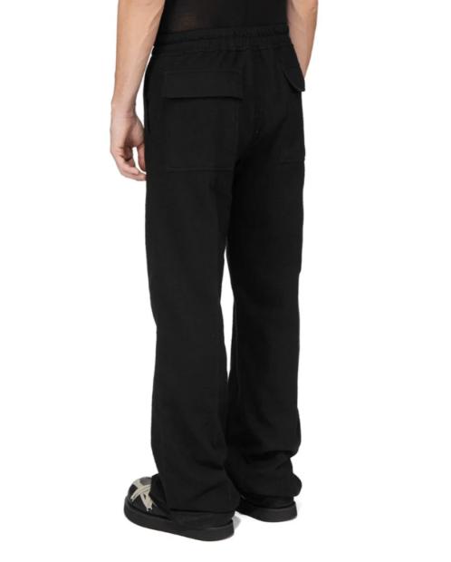 26FW 릭 오웬스 스트레이트 팬츠 RU02F4378FLM 09 BLACK - RICK OWENS