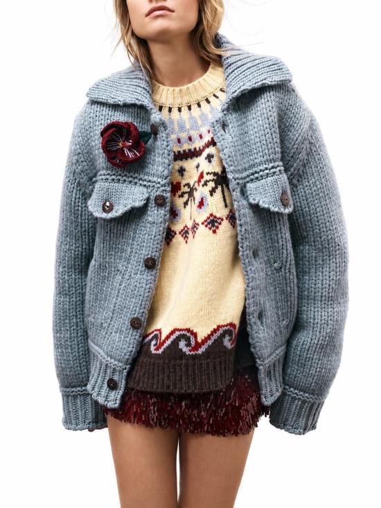 26FW 알라누이 스웨터 LWHE061E26KNI001 1960 SUNLIGHT MULTICOLOR - ALANUI
