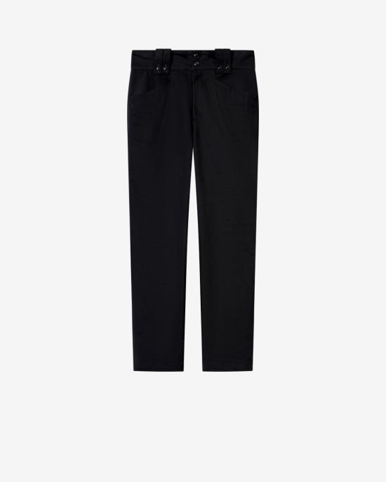 26FW 이자벨마랑 스트레이트 팬츠 PA0789FAD3G03I 01BK BLACK