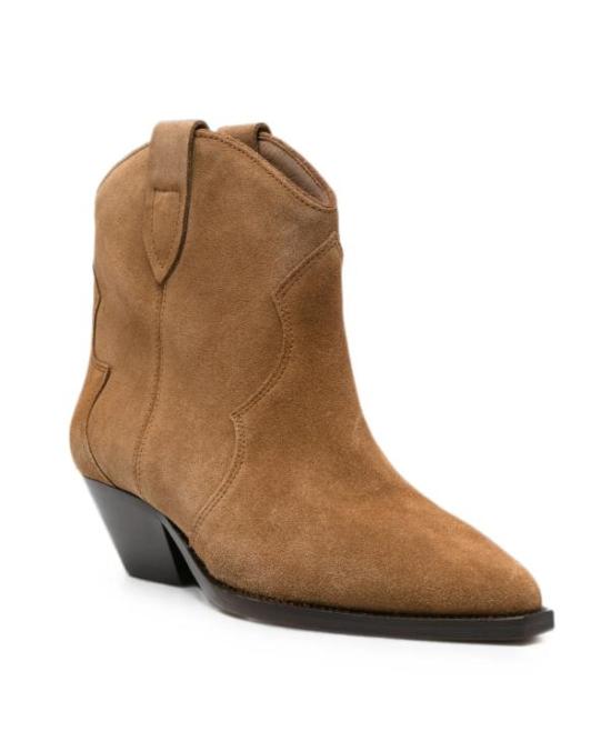 26FW 이자벨마랑 드위나 스웨이드 카프스킨 카우보이 부츠 BO0002FAA1A03S 50CO COGNAC - ISABEL MARANT