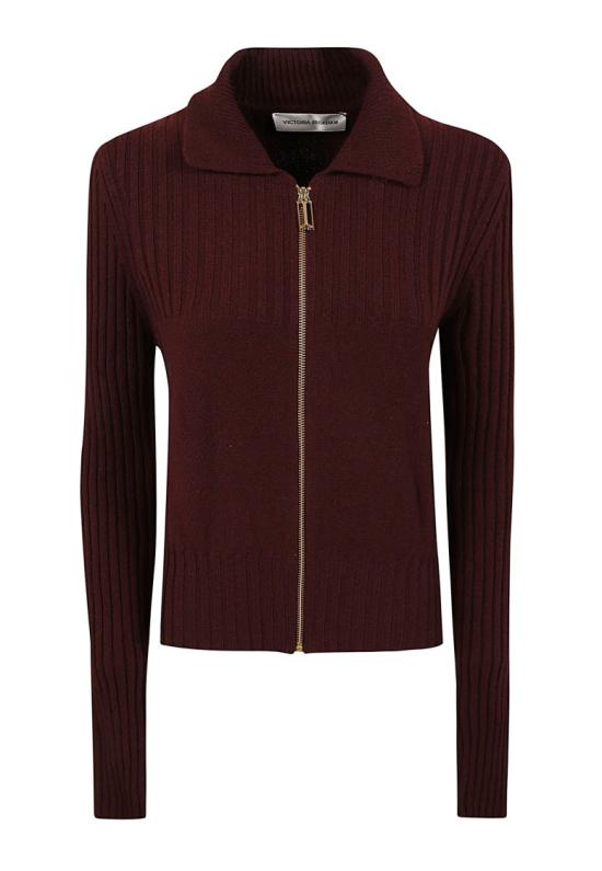 26FW 빅토리아 베컴 니트웨어 1326KJU 007313A Burgundy