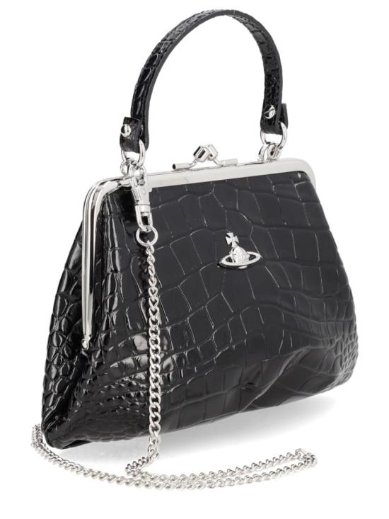 26FW 비비안웨스트우드 그래니 프레임 퍼스 4B010007W L0098N401 Black - VIVIENNE WESTWOOD