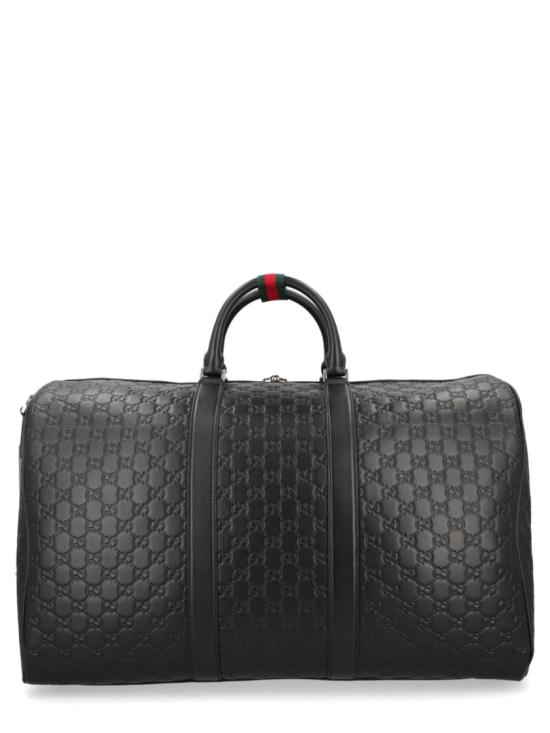  구찌 GG 엠블럼 라지 더플백 850216 AAFOM1053 Black - GUCCI