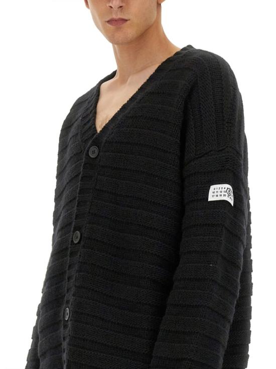26FW MM6 메종마르지엘라 니트웨어 SH0HP0005 M13040900 Black - MM6 MAISON MARGIELA