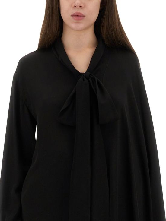 25FW 발렌시아가 어시메트릭 블라우스 839280 TIN131000 Black - BALENCIAGA