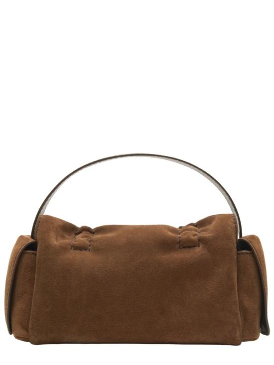  아크네 스튜디오 멀티포켓 스웨이드 숄더백 C10258 295 Black - ACNE STUDIOS