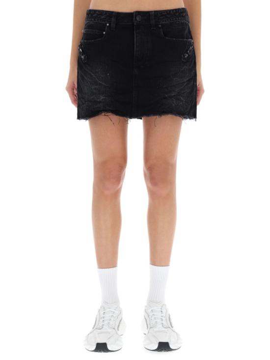 25FW 발렌시아가 와이드 레그 팬츠 852324 TTW671037 Black