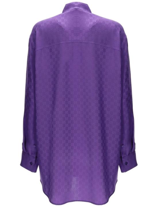  구찌 모노그램 셔츠 837168 Z7ATQ5007 Purple - GUCCI