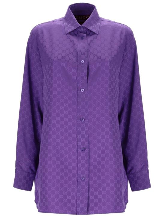  구찌 모노그램 셔츠 837168 Z7ATQ5007 Purple