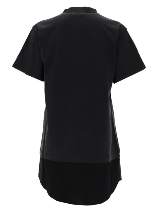  발렌시아가 숏 원피스 858621 TTVU29374 Black - BALENCIAGA