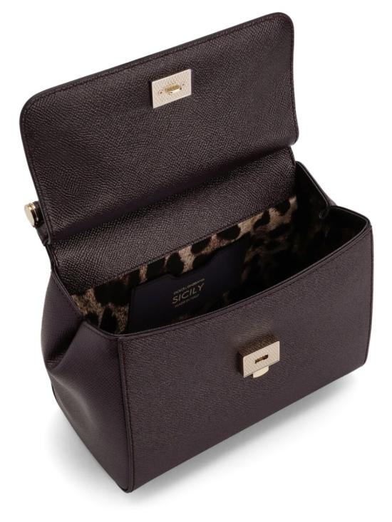  돌체앤가바나 미디움 시실리 핸드백 BB6003 B10018M073 Black - DOLCE & GABBANA