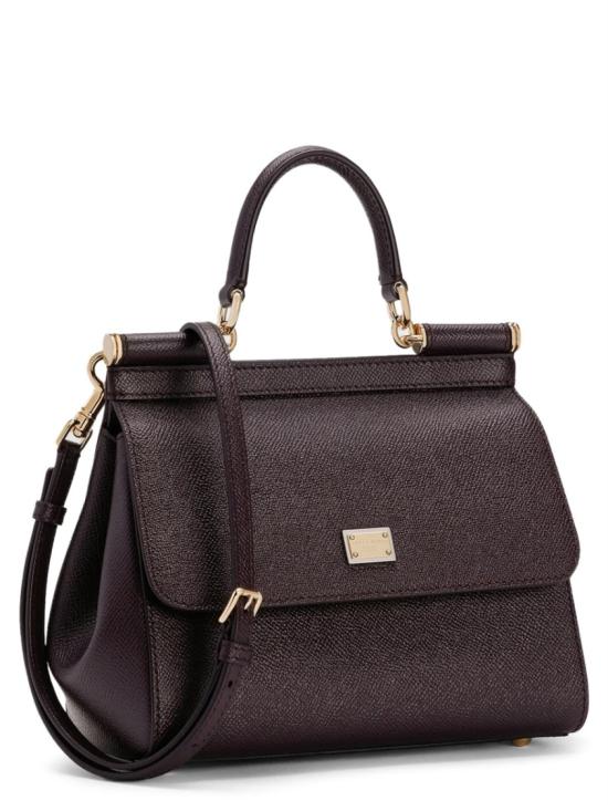  돌체앤가바나 미디움 시실리 핸드백 BB6003 B10018M073 Black - DOLCE & GABBANA