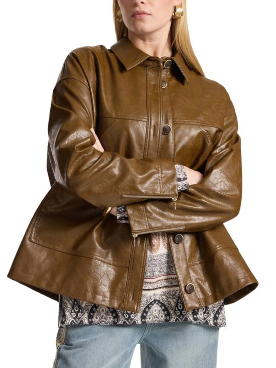26FW 엘레나미로 자켓 8020Z000048N Brown - ELENA MIRÒ