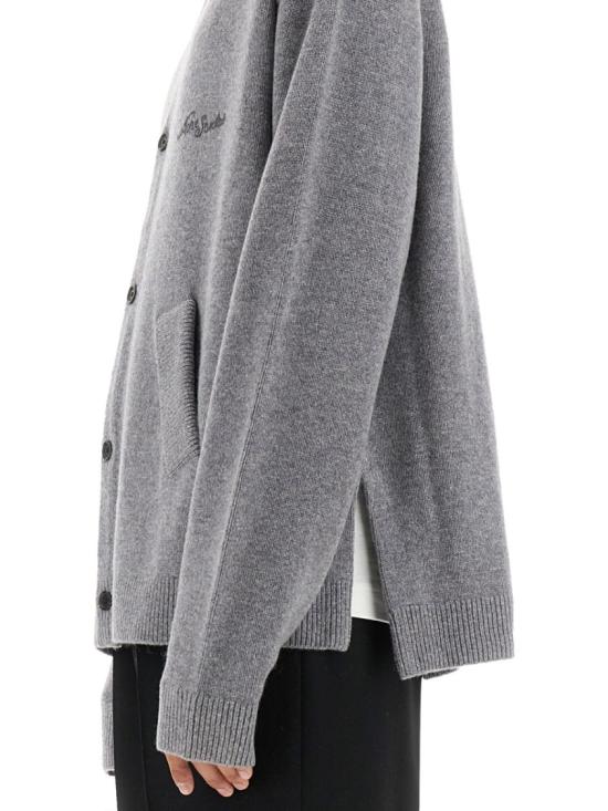  아크네 스튜디오 울 V 넥 가디건 B60381 W30 Grey - ACNE STUDIOS