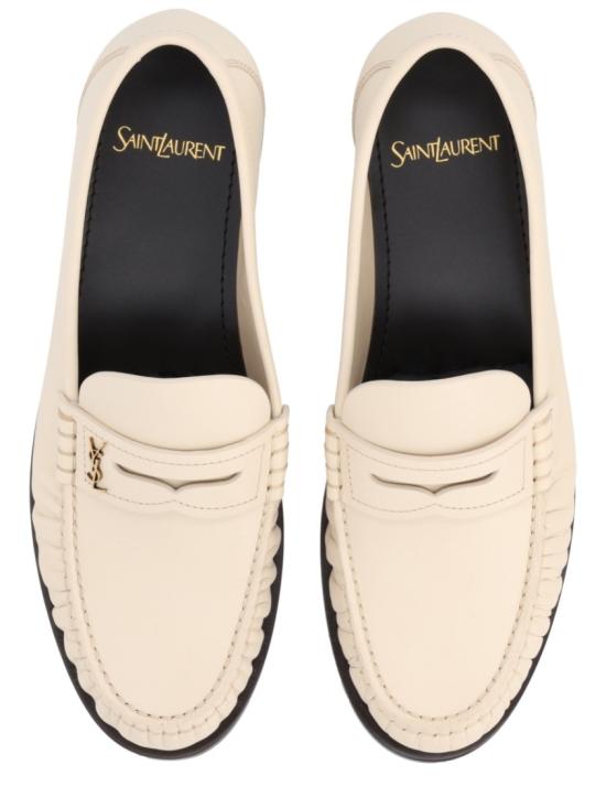  생로랑 모노그램 레더로퍼 820648 AAELH1001 Neutrals - SAINT LAURENT