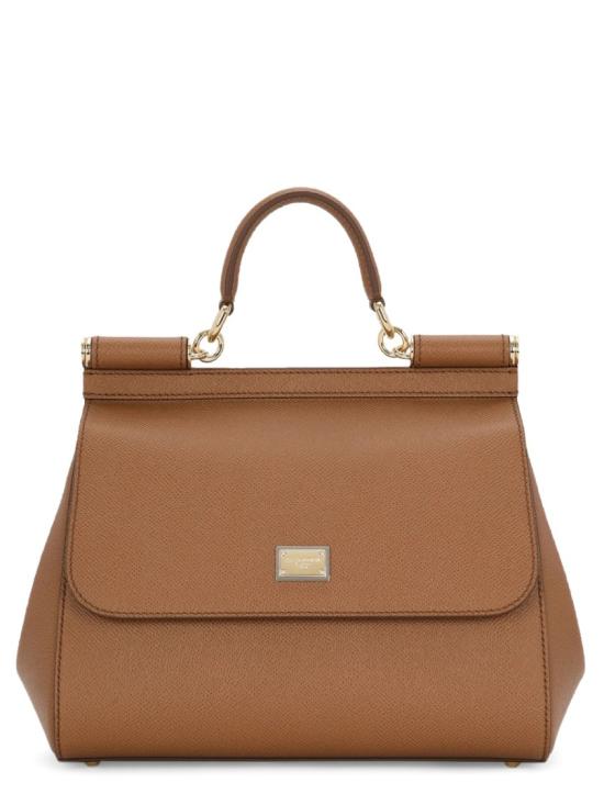  돌체앤가바나 라지 시실리 핸드백 BB6002 B10018M417 Brown