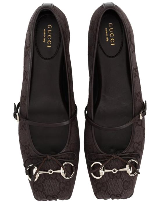  구찌 홀스빗 플랫 슈즈 814321 FAD8F2140 Black - GUCCI