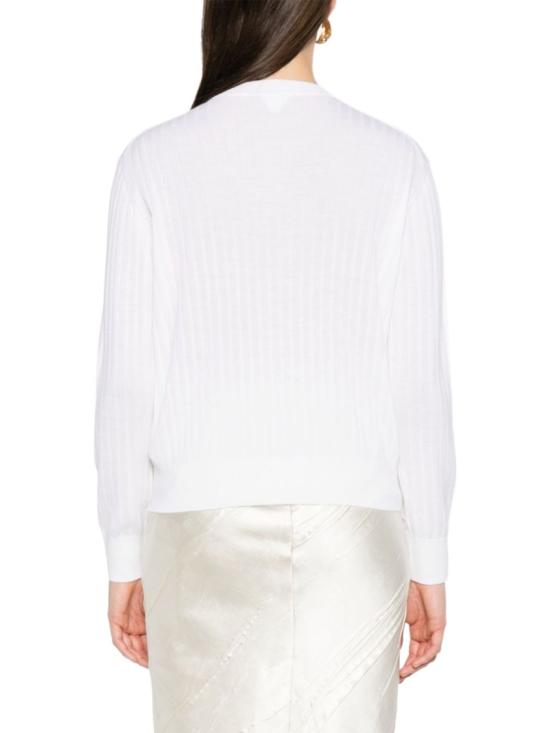  보테가베네타 니트웨어 835337 V5L709071 White - BOTTEGA VENETA