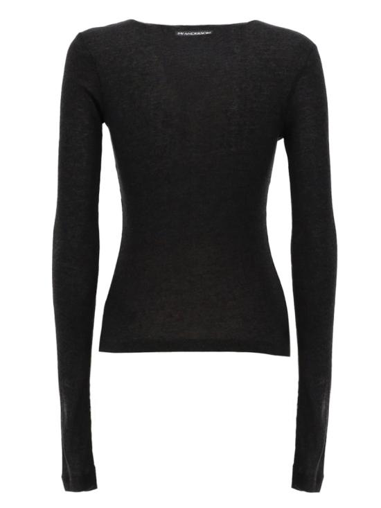 26SS JW앤더슨 탑 JO0292 PG1904972 Black - JW ANDERSON