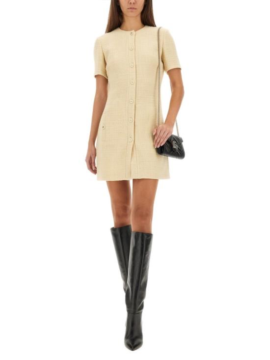  구찌 텍스처드 트위드 드레스 827310 ZASX29208 Neutrals - GUCCI