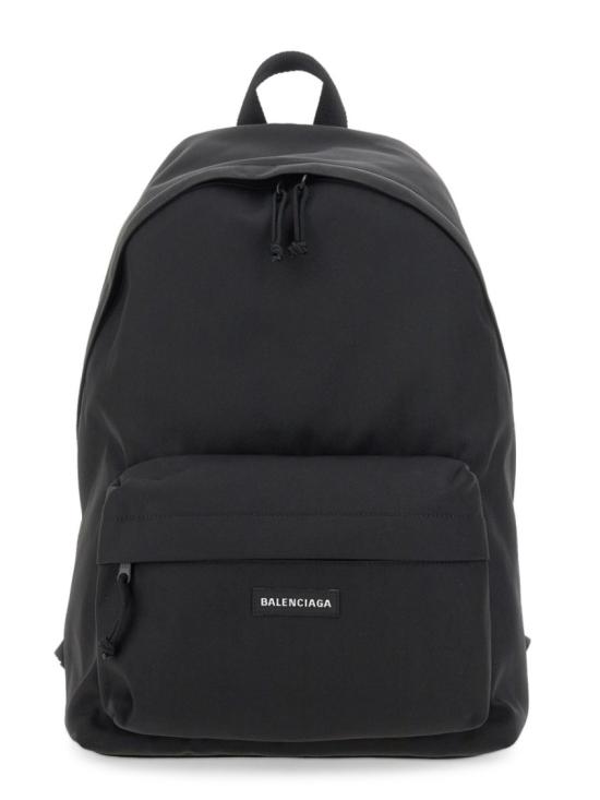  발렌시아가 로고 패치 익스플로러 백팩 503221 2VZ371000 Black