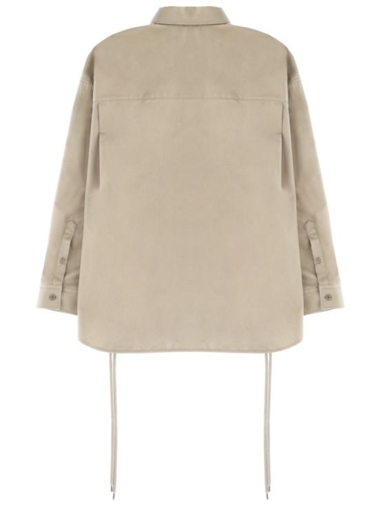  발렌시아가 레이스 업 셔츠 857835 TTP089506 Neutrals - BALENCIAGA