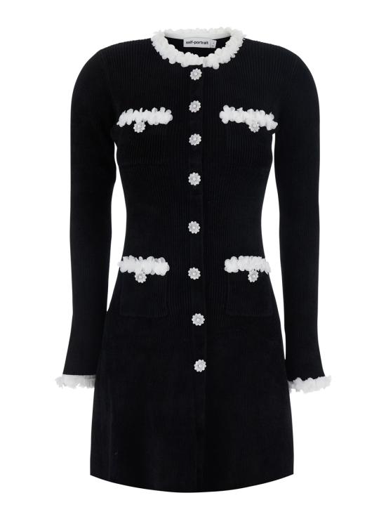 26FW 셀프 포트레이트 원피스 AW26099SBBLACK