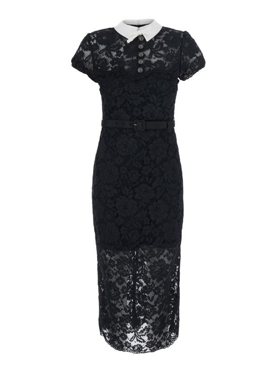 26FW 셀프 포트레이트 롱 원피스 AW26019MABBLACK