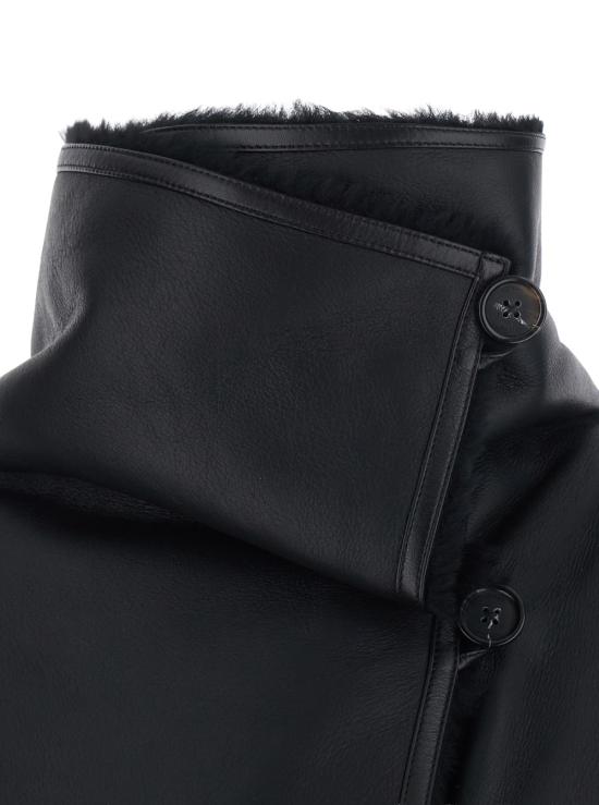 26FW 토템 코트 254WRO0301LE0202001 Black - TOTEME